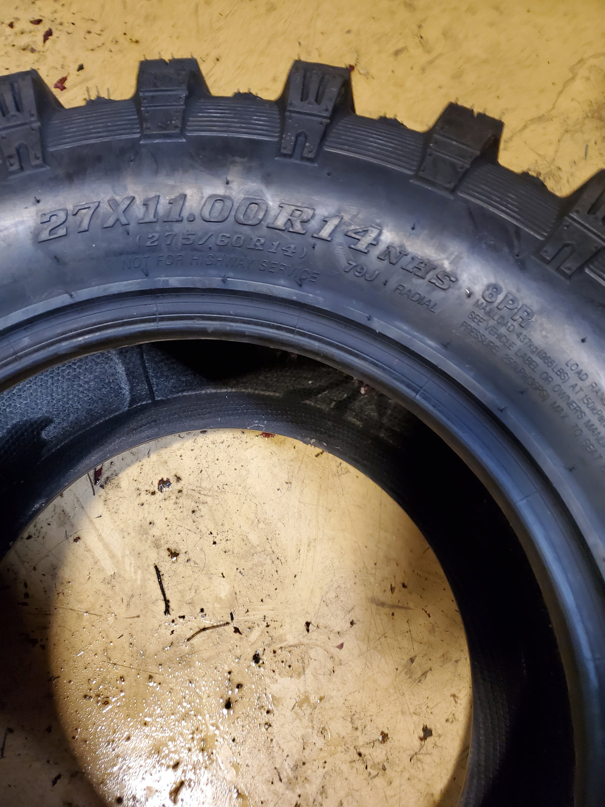 PRO ARMOR X-TERRAIN BSW 27 11 14 79J 8PLY ATV/UTV TIRE 5418331