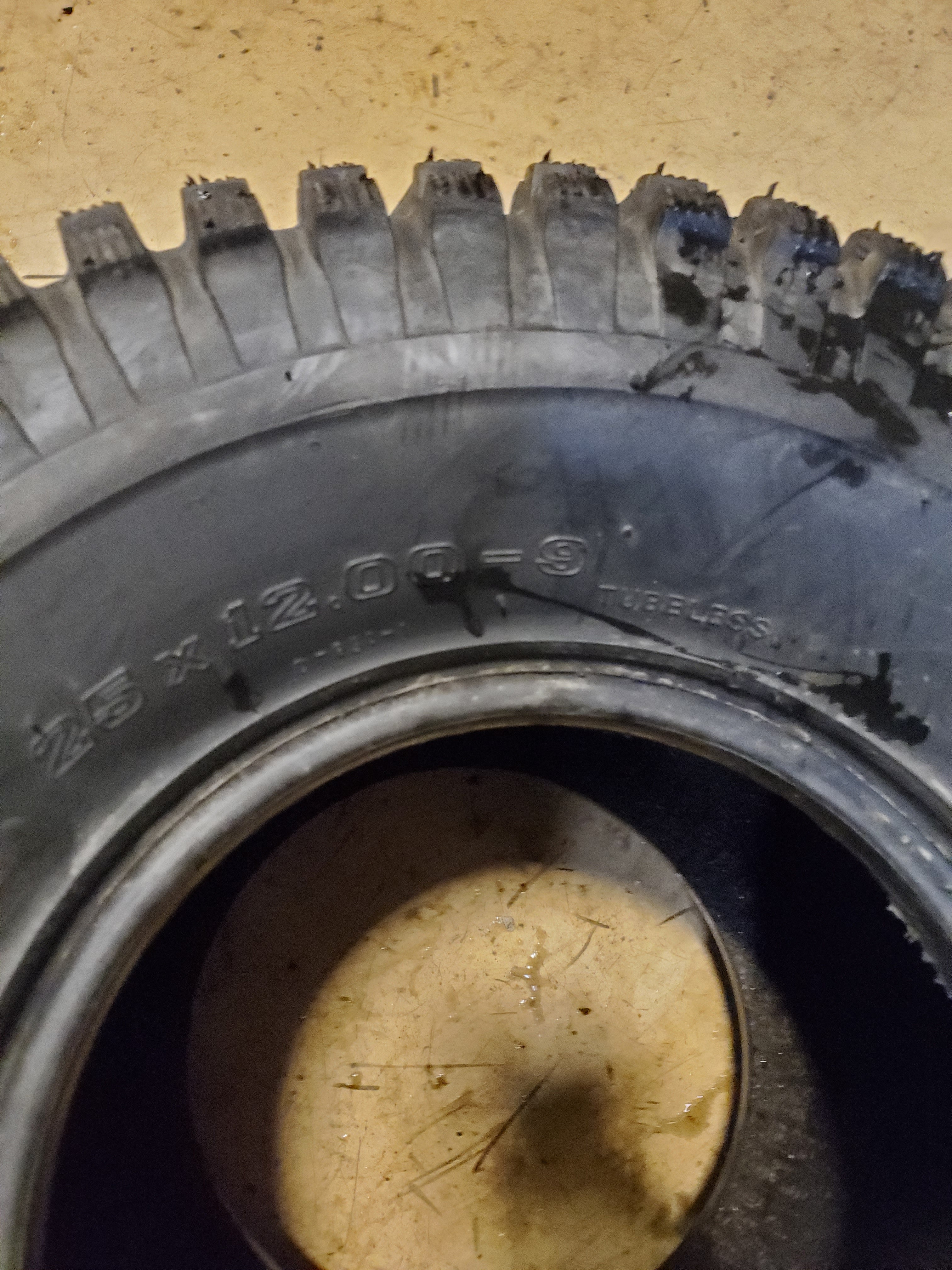 NOS DEESTONE D-930 BSW 25 12 9 51F 4PLY ATV/UTV TIRE DS7350