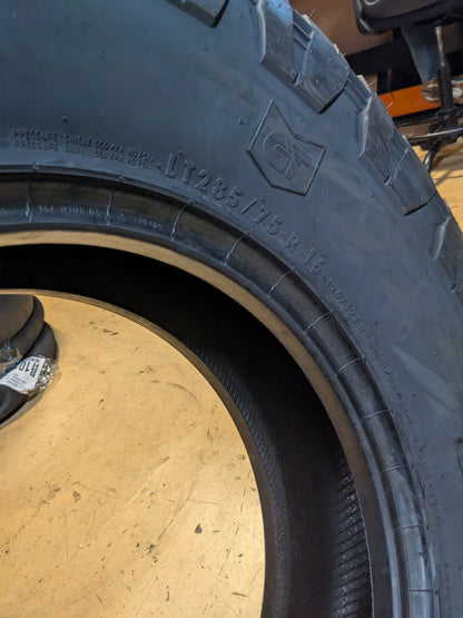 GENERAL GRABBER X3  BSW P 285 75 16 126/123Q 10PLY MUD TERRAIN TIRE 04505720000