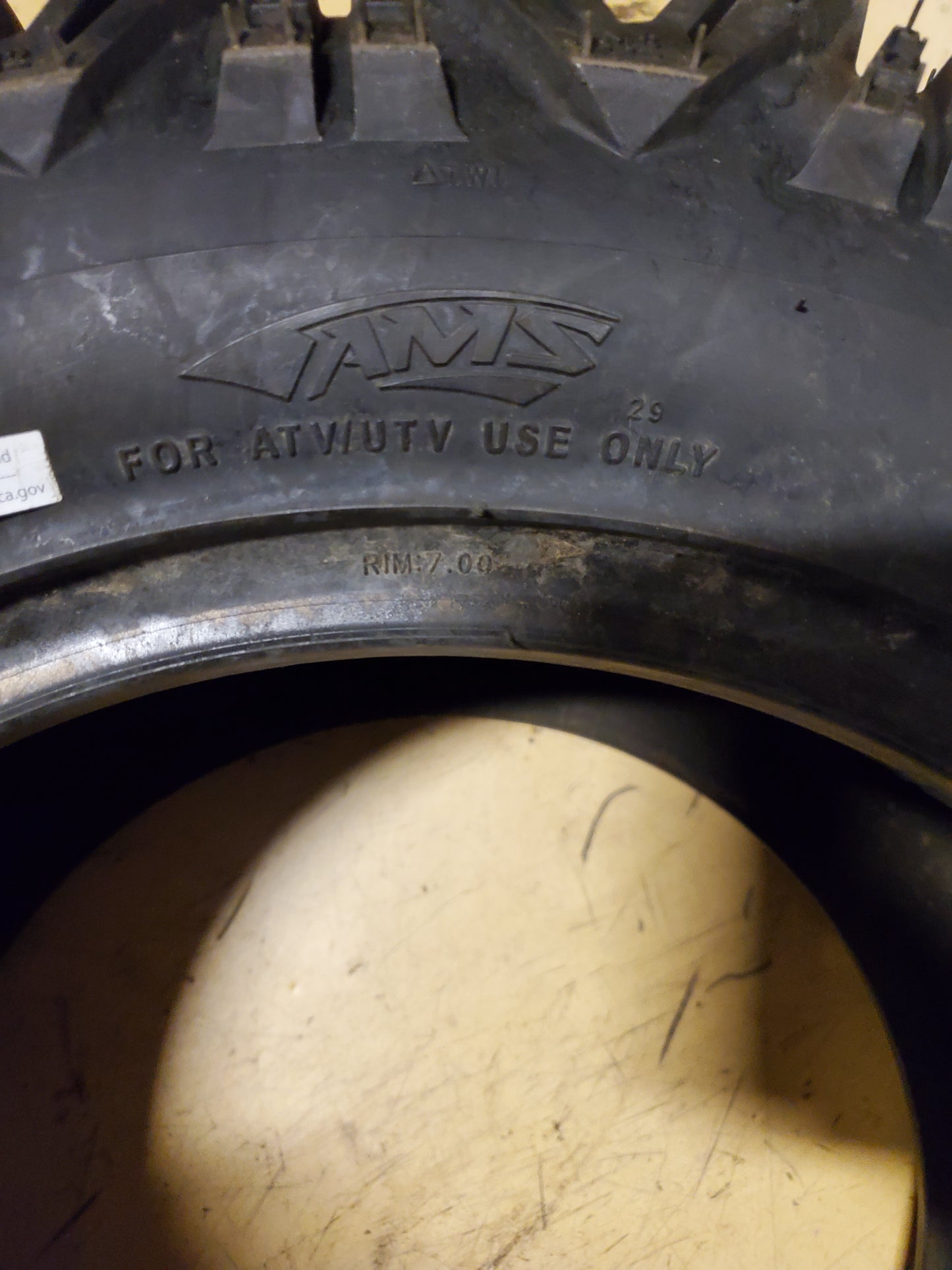 AMS M2 EVIL BSW  27 11 14 69J 8PLY ATV/UTV TIRE 1416361