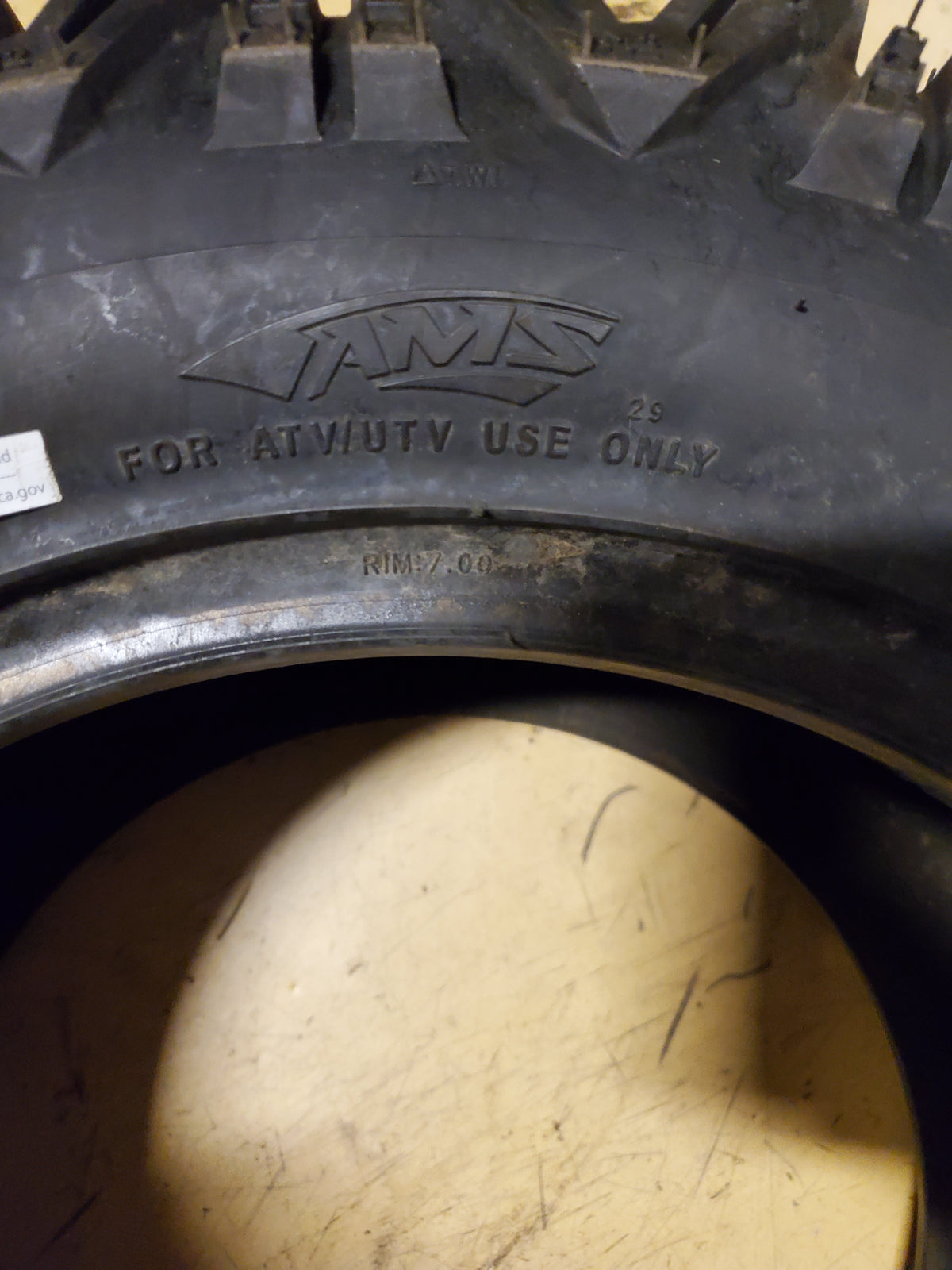 AMS M2 EVIL BSW  27 11 14 69J 8PLY ATV/UTV TIRE 1416361