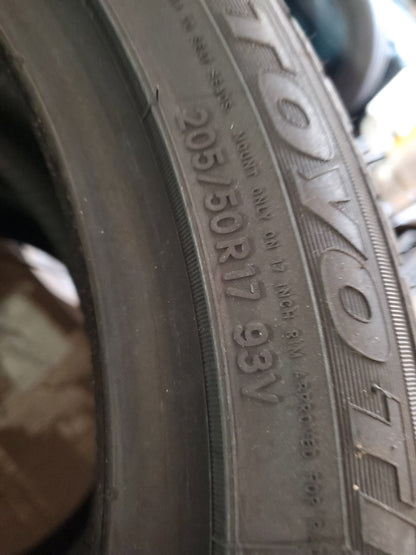 TOYO CELSIUS SPORT BSW P 205 50 17 97V XL ALL SEASON TIRE 127540