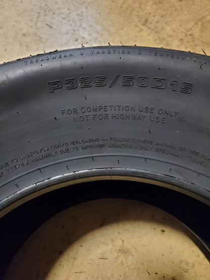HOOSIER QUICK TIME BSW P 325 50 15 RACING TIRE 17130QT