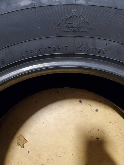 MULTI-MILE WILD COUNTRY XTX AT4S LT 265 70 17 121/118S 10PLY TIRE XTA90
