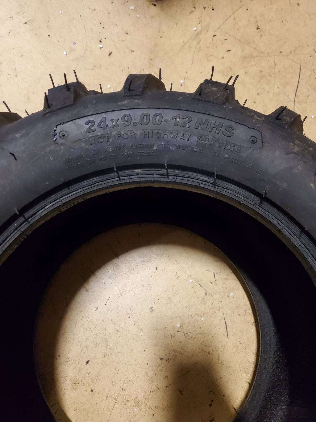 CARLISLE AT489 BSW 24 9 12 4PLY ATV/UTV TIRE 6P0818