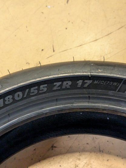 MICHELIN POWER CUP 2 180 55 17 73W REAR MOTORCYCLE TIRE 89836
