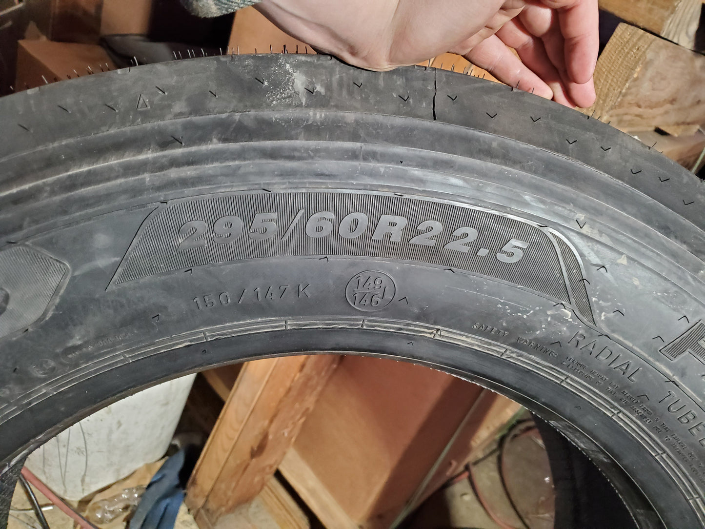 GOODYEAR FUELMAX S GEN 2 BSW LT 295 60 22.5 149/146L 18PLY  STEER TIRE 756013871