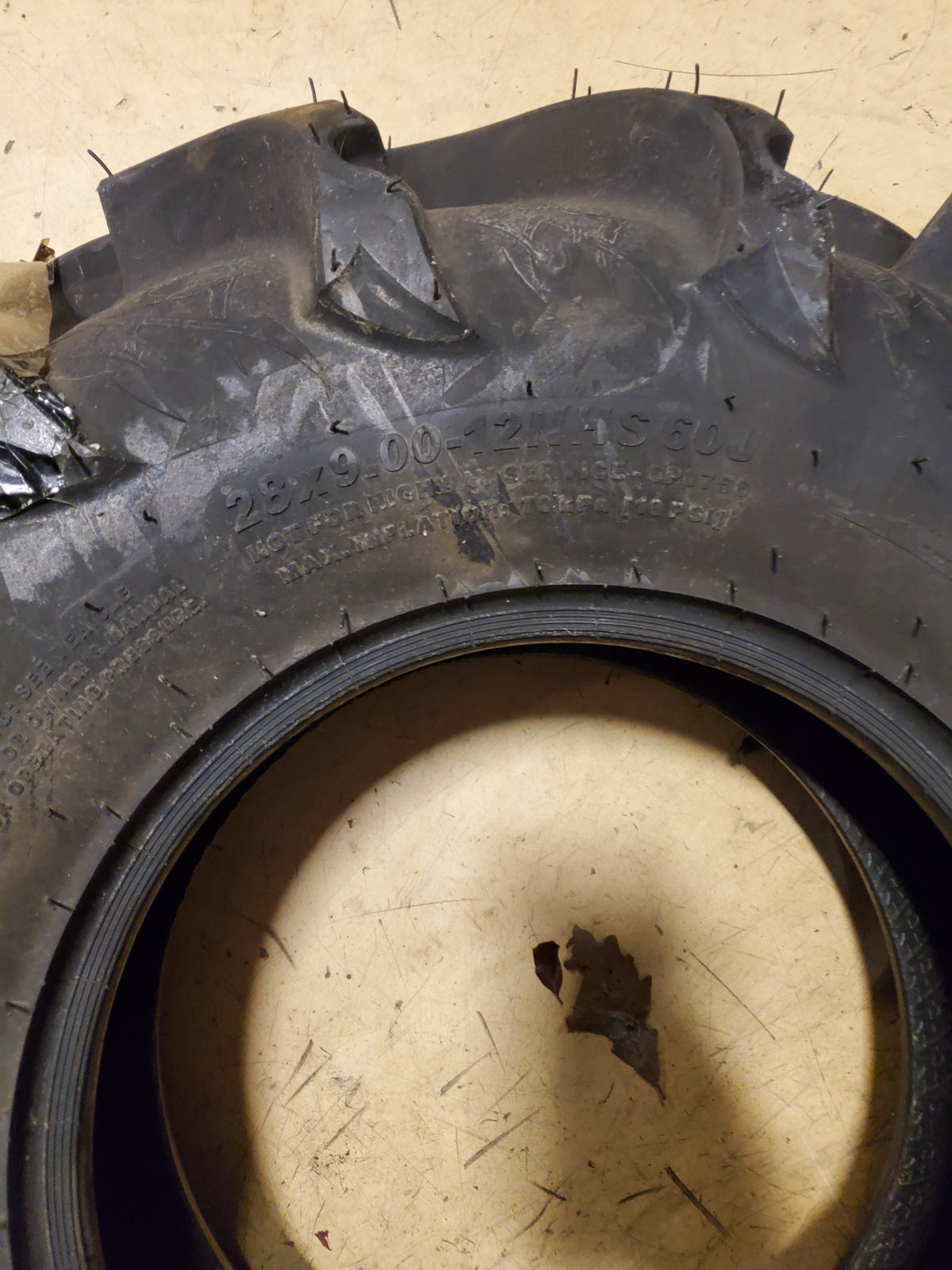 ITP MEGA MAYHEM I BSW 28 9 12 60J 6PLY ATV/UTV TIRE 6P0756