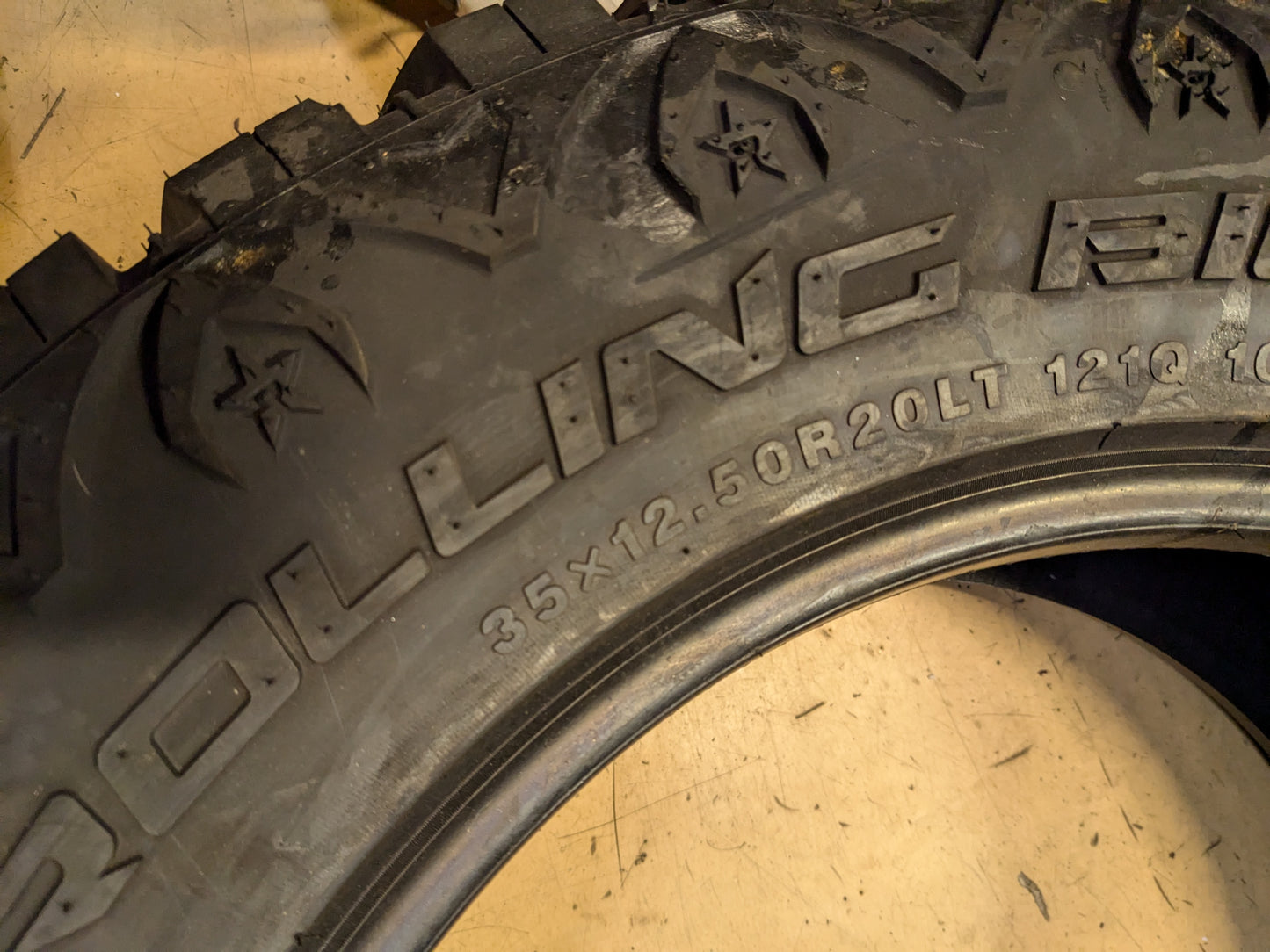 RBP REPULSOR M/T RX LT 35 12.5 20 121Q LRE 10 PLY MUD TERRAIN TIRE RBPST20125020