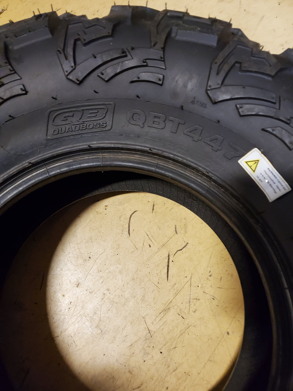 QB QBT447 BSW  27 9 12 6PLY ATV/UTV TIRE P300627912