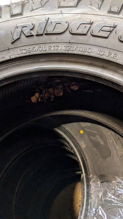 NITTO RIDGE GRAPPLER BSW LT 295 70 17 121/118Q 10PLY ALL TERRAIN TIRE 217070
