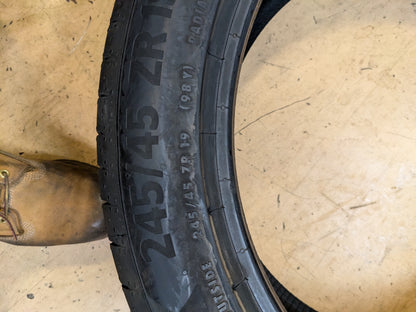 CONTINENTAL PREMIUMCONTACT 6 (MGT) MASERATI P 245 45 19 98Y SL UHP TIRE 03114750000