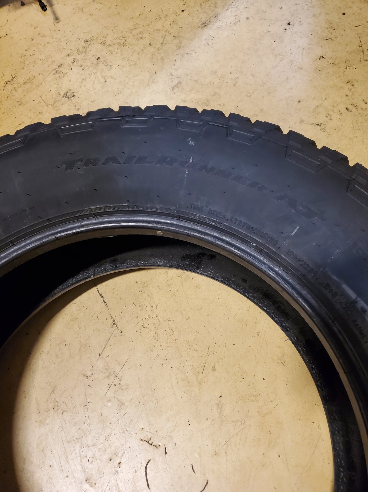 2 GOODYEAR WRANGLER TRAILRUNNER AT LT 275 65 20 126/123S 10PLY TIRE 742299681