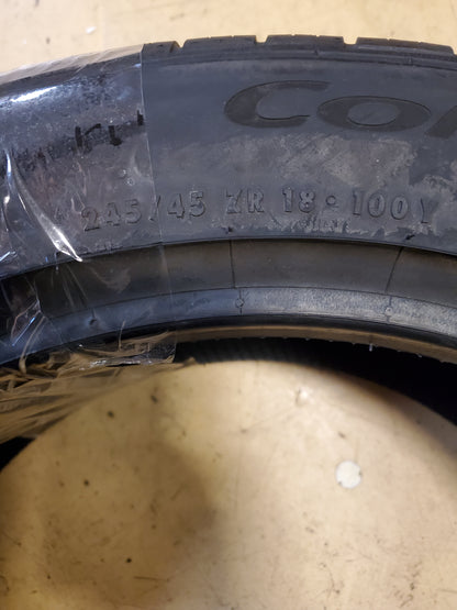 CONTINENTAL CONTROL CONTACT SPORT SRS+ P 245 45 17 100Y XL TIRE 15575800000