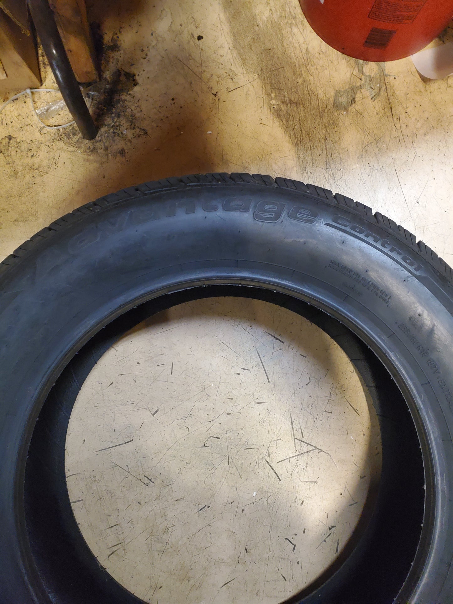 2 BFGOODRICH ADVANTAGE CONTROL BSW P 235 60 18 107V XL ALL SEASON TIRE 60593