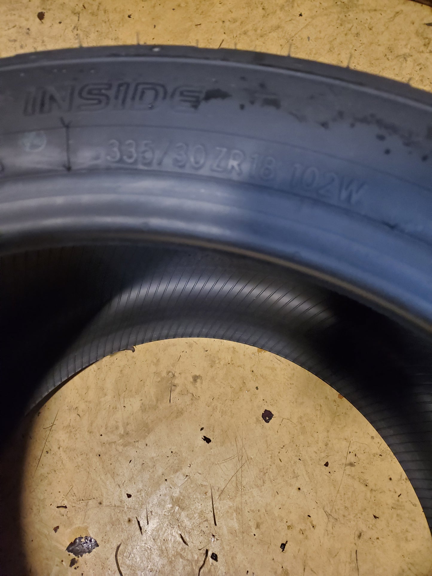 NITTO NT01 BSW P 335 30 18 102W TRACK COMPETITION TIRE 371290