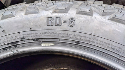 2 RED DIRT ROAD M/T RD6 BSW LT 35 12.5 22 117Q 10PLY MUD TIRE T3512522RDRMT
