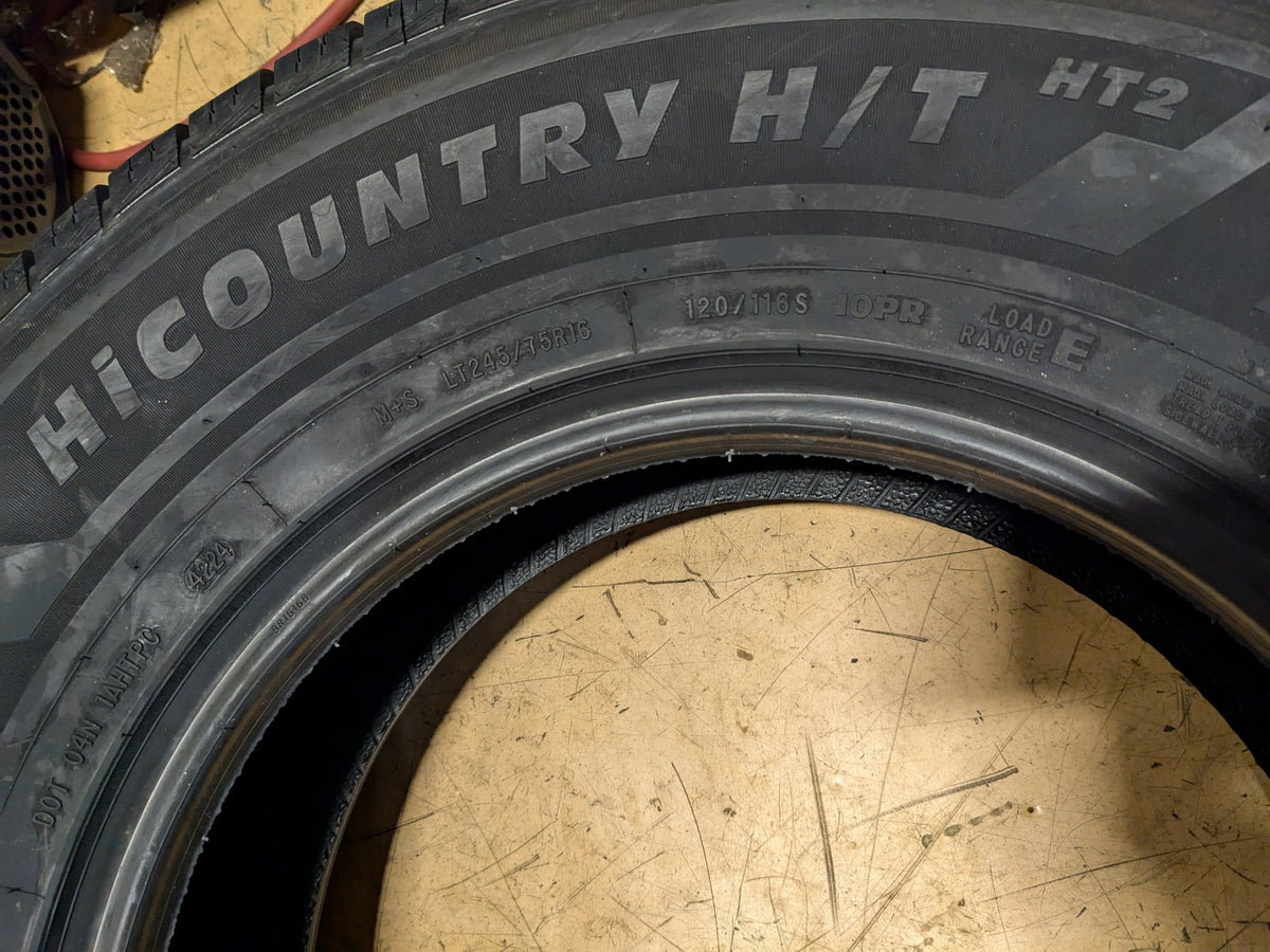 PRINX HICOUNTRY HT2 BSW LT 245 75 16 120/116S HIGHWAY TIRE 9245250404