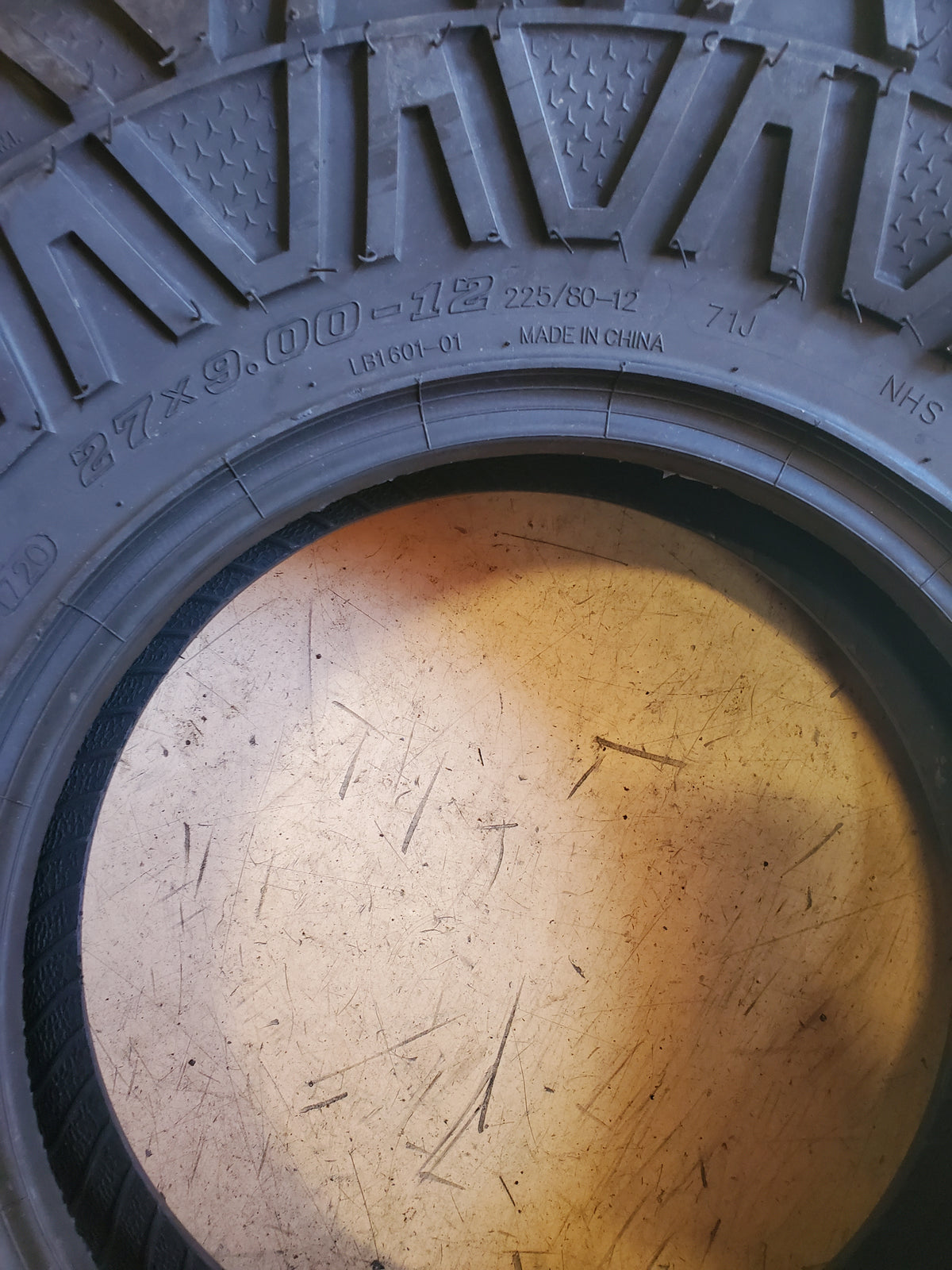 ZION FREE COUNTRY BSW  27 9 12 71J 8PLY ATV/UTV TIRE 27X912