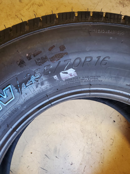 2 MICHELIN DEFENDER LTX M/S OWL P 255/70R16 111T ALL SEASON TIRE 42587