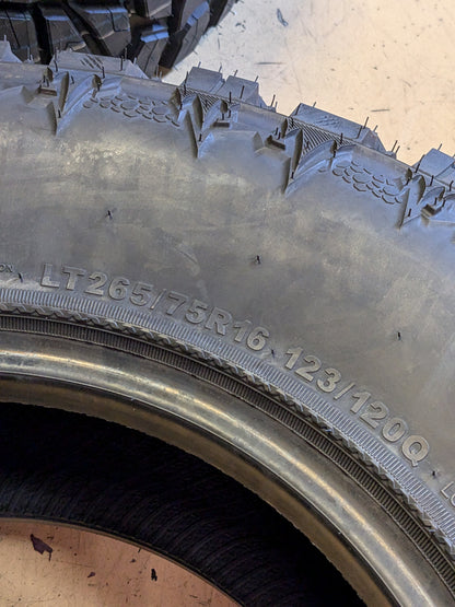 COSMO MUD KICKER BSW LT 265 75 16 123/120Q LRE 10 PLY MUD TERRAIN TIRE I-0087425