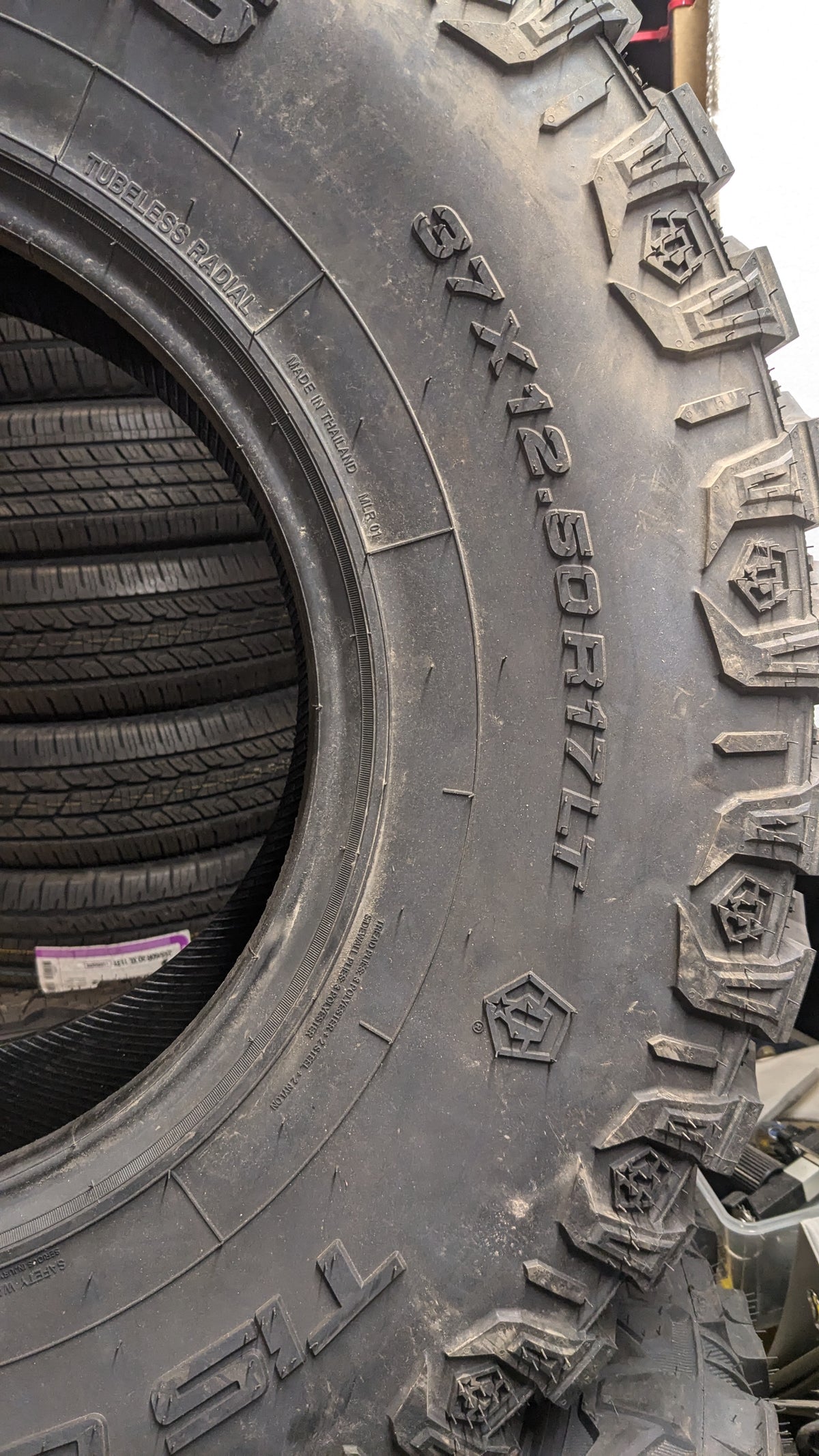 HERCULES TIS OFFROAD TT1 BSW LT 37 12.5 17 128Q 10PLY MUD TIRE 98749