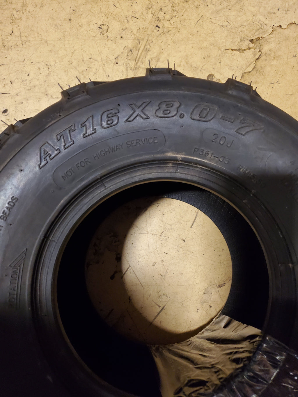 WANDA P361 BSW AT 16 8 7 20J 4PLY GO KART TIRE WP3611681
