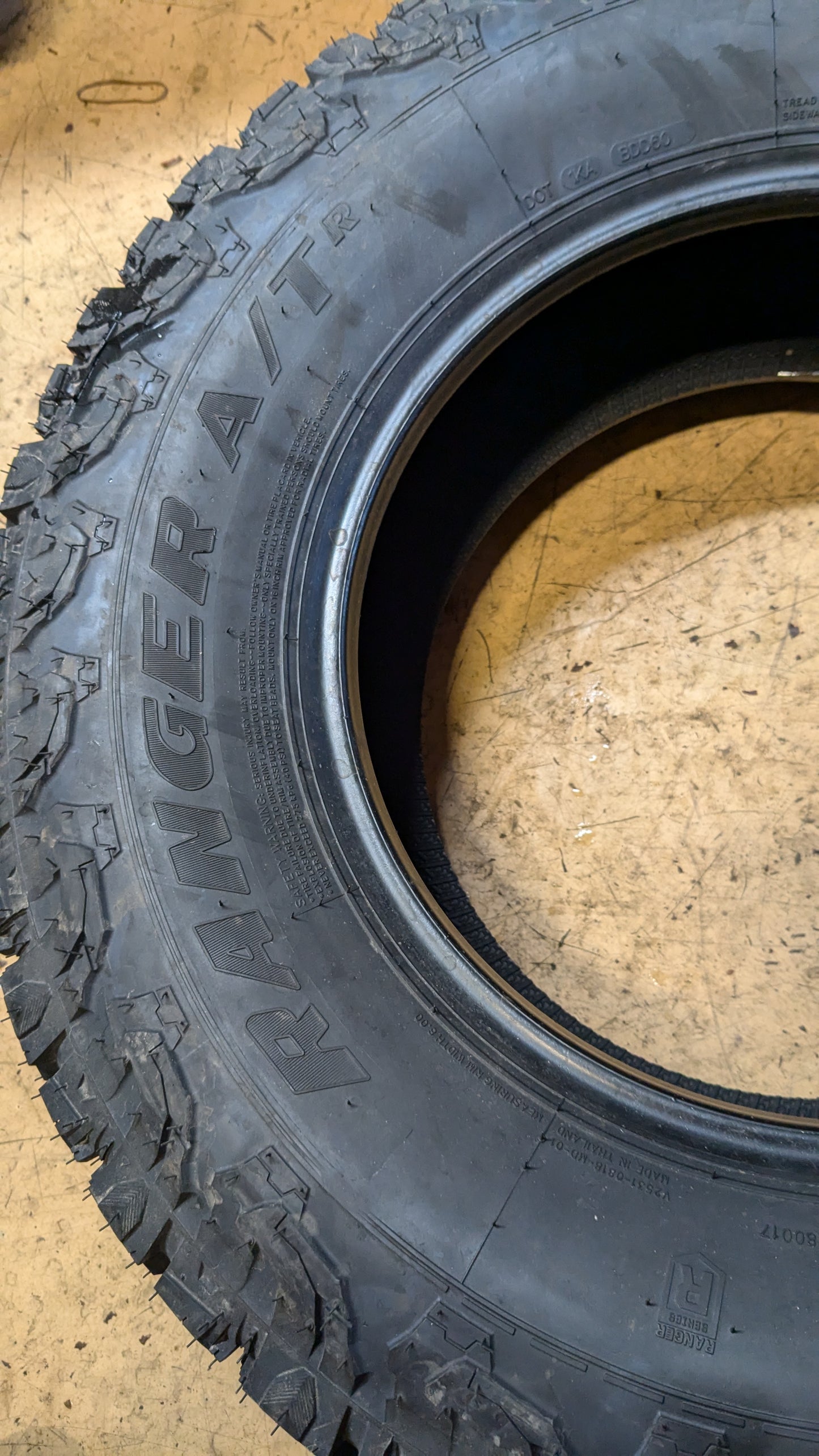THUNDERER RANGER ATR BSW P 265 70 16 112T ALL TERRAIN TIRE TH1711