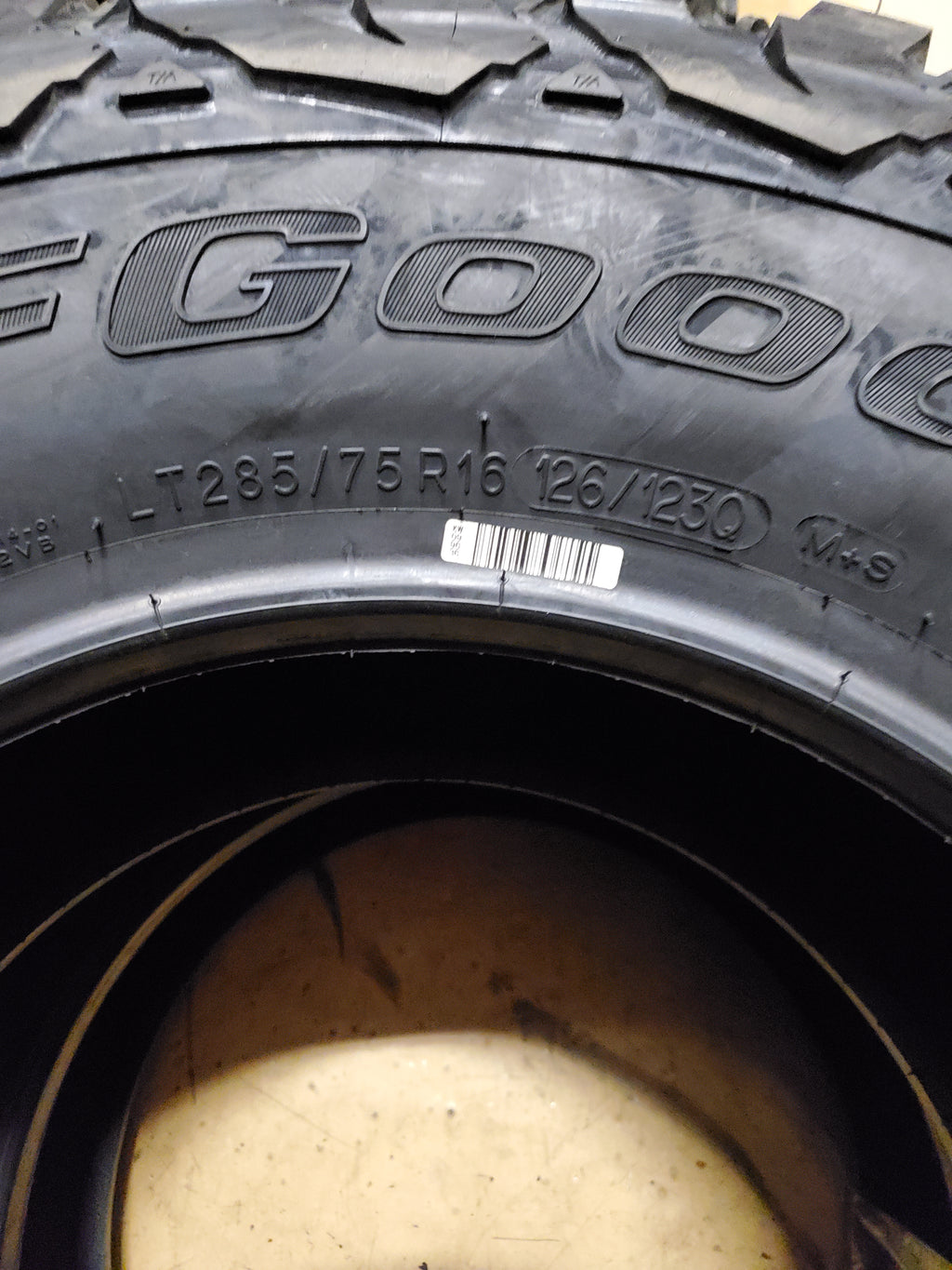 2 BFGOODRICH MUD TERRAIN T/A KM3 BSW LT 285 75 16 126/123Q 10PLY MUD TIRE 25217