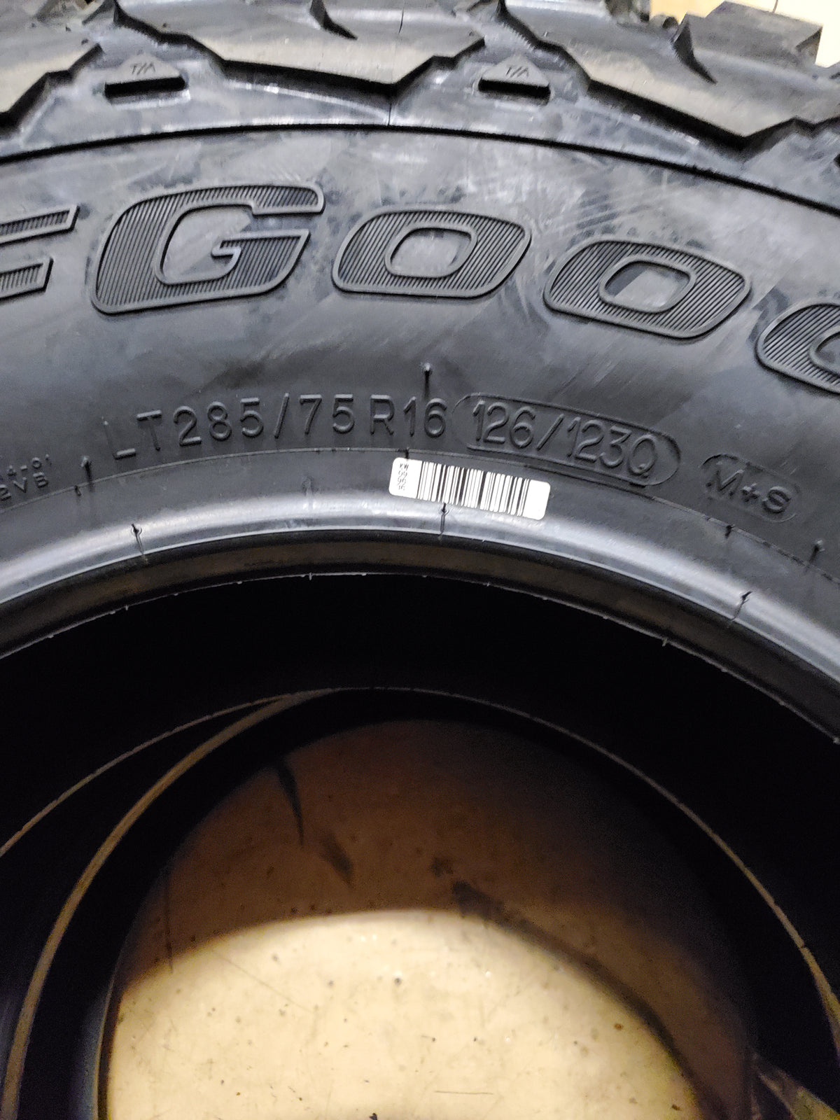 2 BFGOODRICH MUD TERRAIN T/A KM3 BSW LT 285 75 16 126/123Q 10PLY MUD TIRE 25217