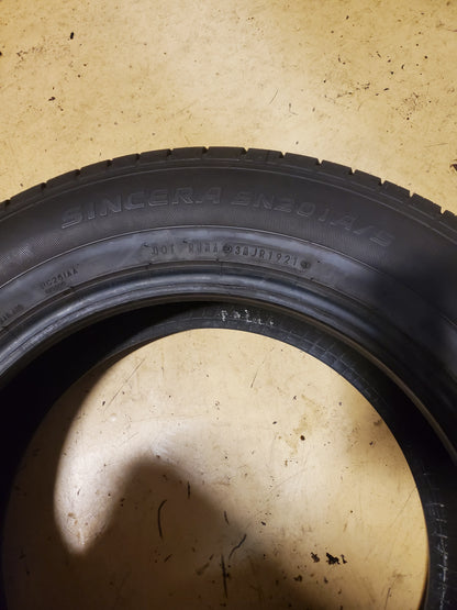 USED 10.5/32" FALKEN SINCERA SN201 A/S BSW P 205 65 16 95H ALL SEASON TIRE 28621876