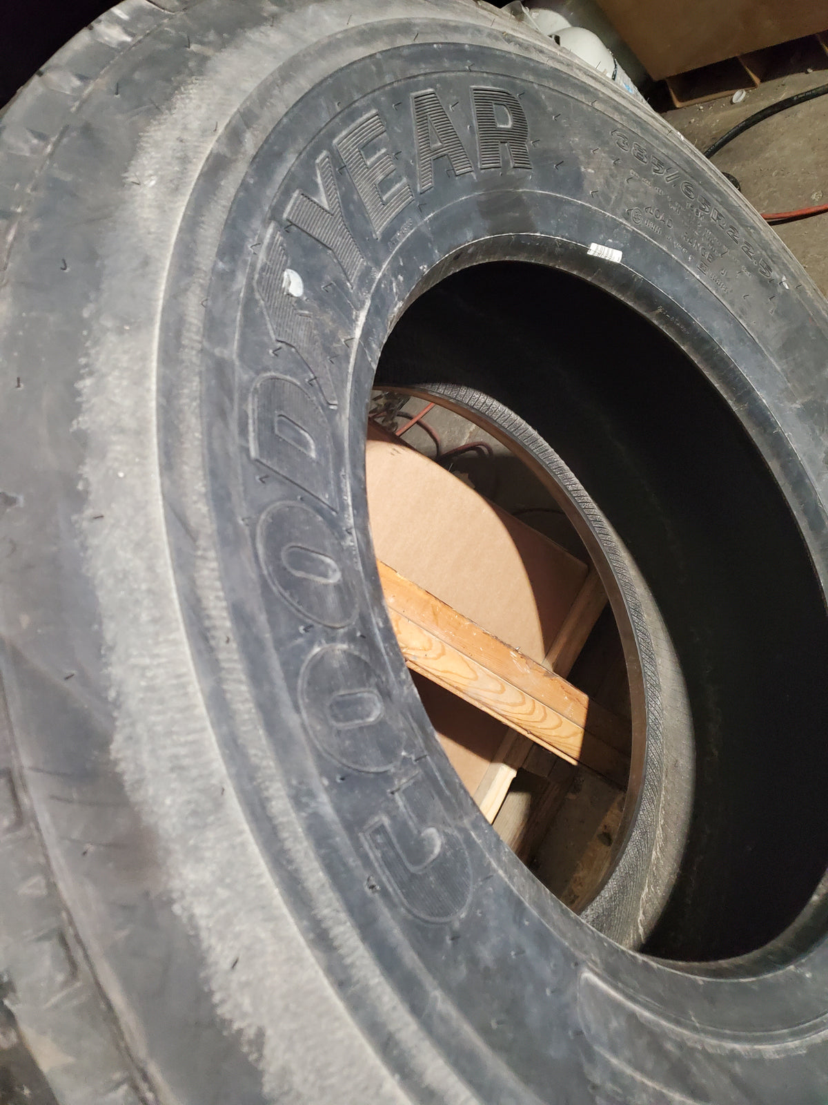 GOODYEAR G296 MSA BSW LT 385 65 22.5 158K 18PLY ALL POSITION TIRE 756315365