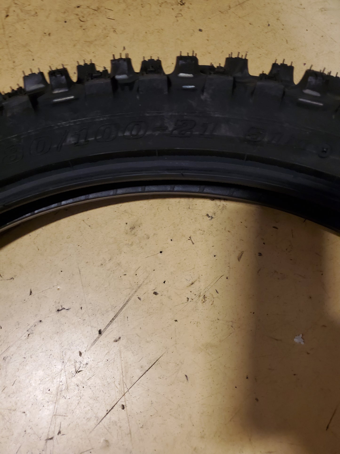 DUNLOP GEOMAX MX53F BSW 80 100 21 51M FRONT DIRT BIKE TIRE 45236987