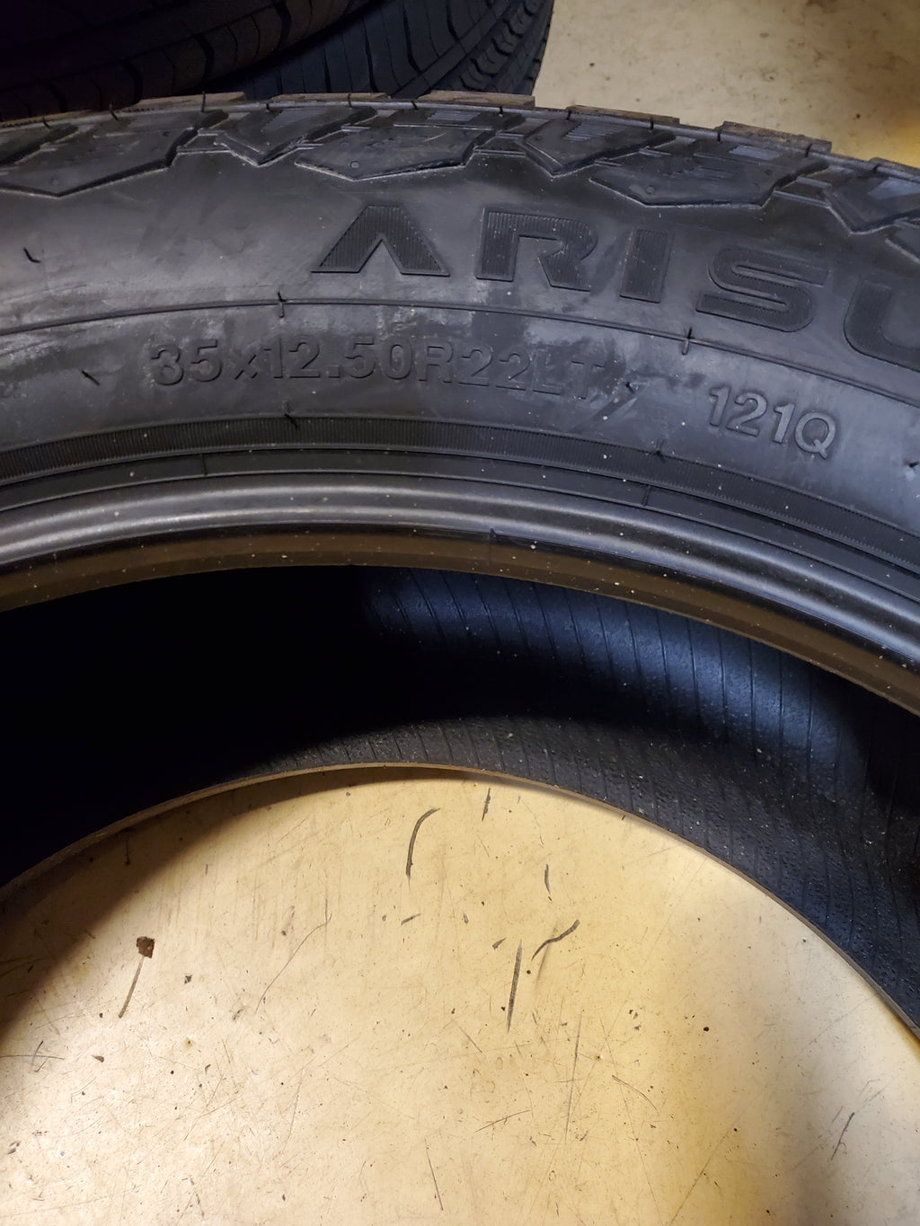 ARISUN ARESTA A/T ZG06 BSW LT 35 12.5 22 121Q 12PLY ALL TERRAIN TIRE TH41747