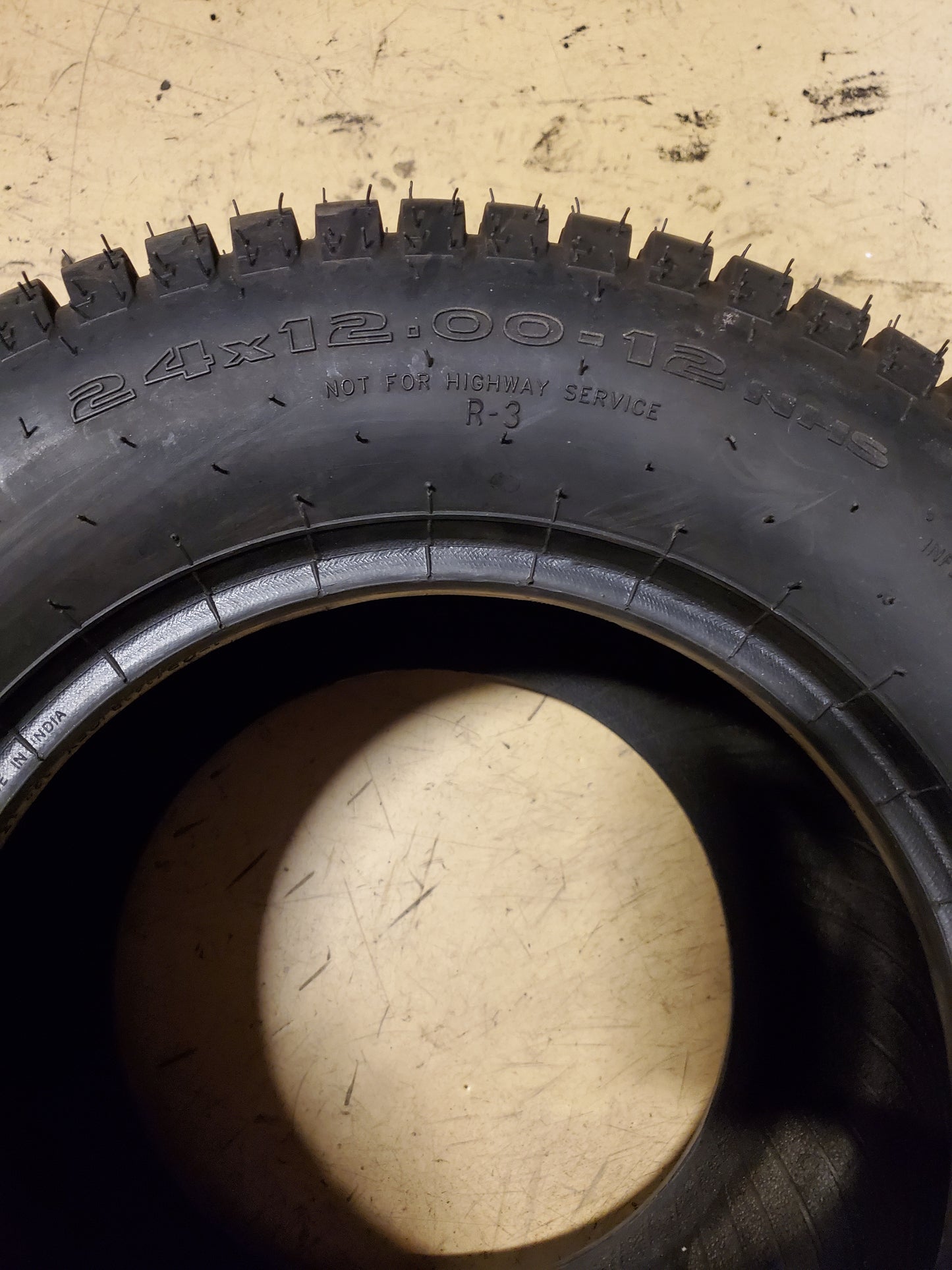 GALAXY MIGHTY MOW-TS BSW 24 12 12 4PLY LAWN TIRE 485076