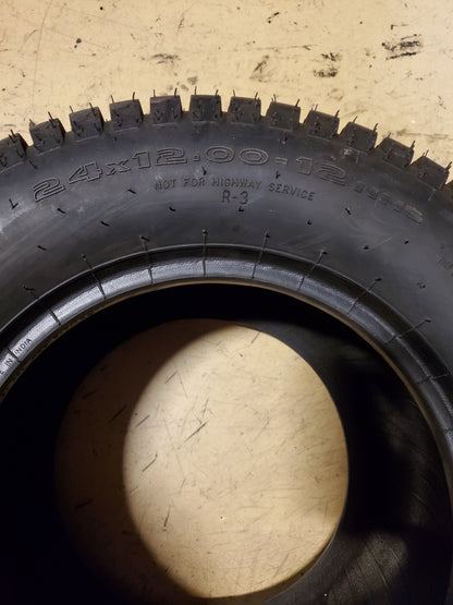 GALAXY MIGHTY MOW-TS BSW 24 12 12 4PLY LAWN TIRE 485076