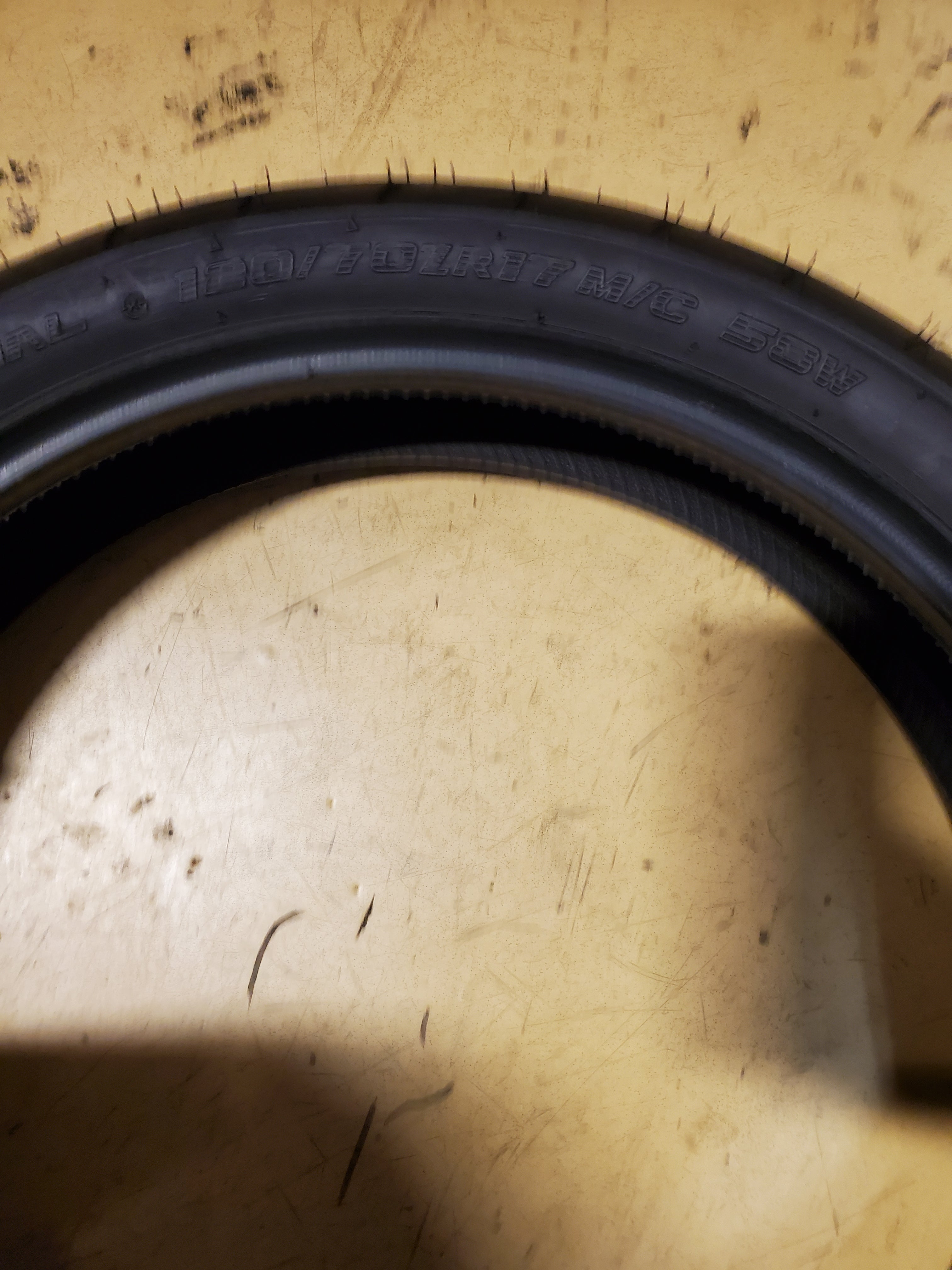 SHINKO 009 RAVEN RADIAL BSW 120 70 17 85W FRONT MOTORCYCLE TIRE 874041