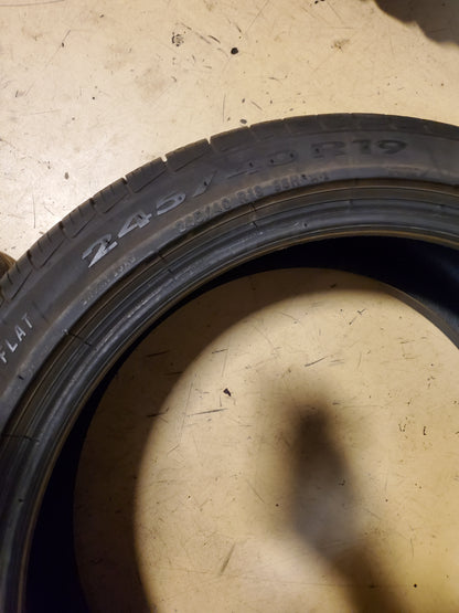 USED PIRELLI CINTURATO P7 ALL SEASON BSW P 245 40 19 98H XL TIRE 2477800