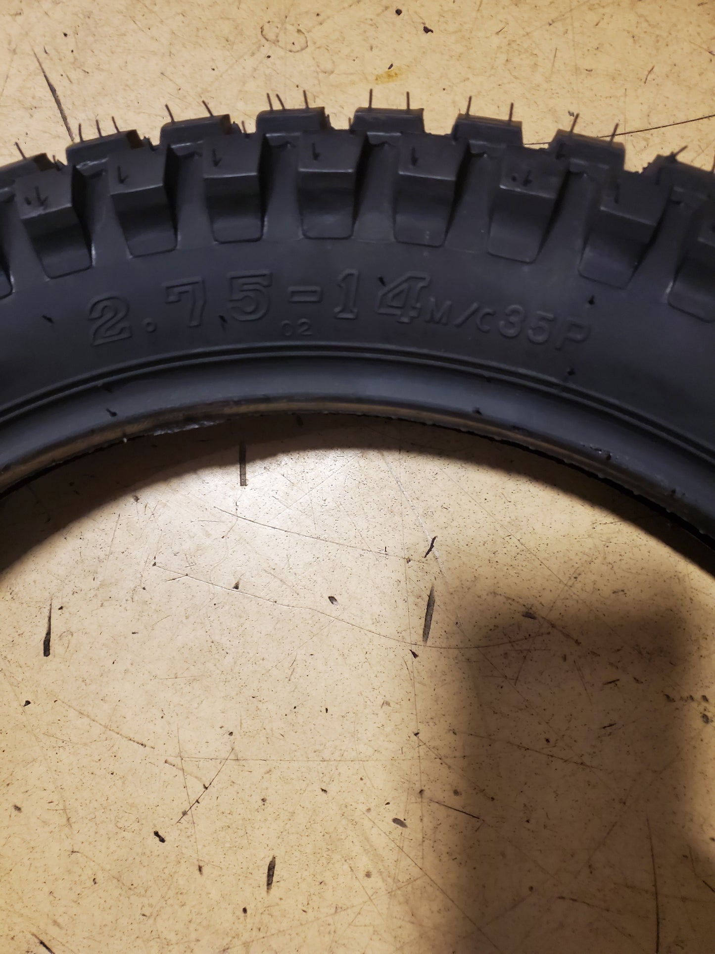 SHINKO SR241 BSW P 2.75 14 35P DUAL MOTORCYCLE TIRE 874440