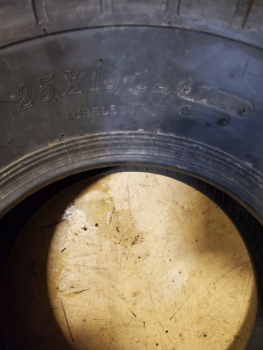 NOS SUNF A021 BSW 25 10 12 70J 6PLY ATV/UTV TIRE PA021251012XX
