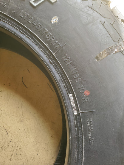 SUMMIT TRAIL CLIMBER AT OWL LT 245 75 17 121/118S 10PLY ALL TERRAIN TIRE 261755