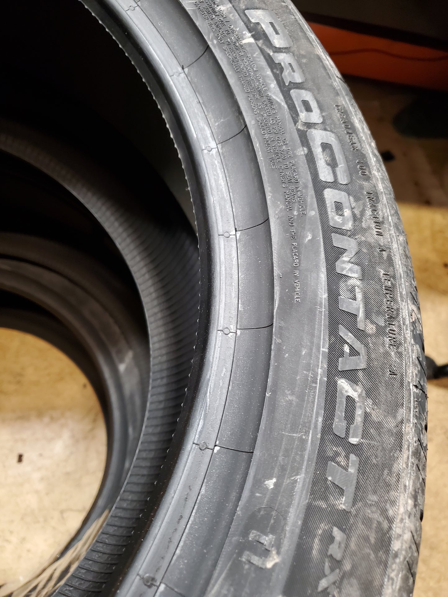 CONTINENTAL PROCONTACT RX BSW P 285 40 19 107W XL ALL SEASON TIRE 15577860000