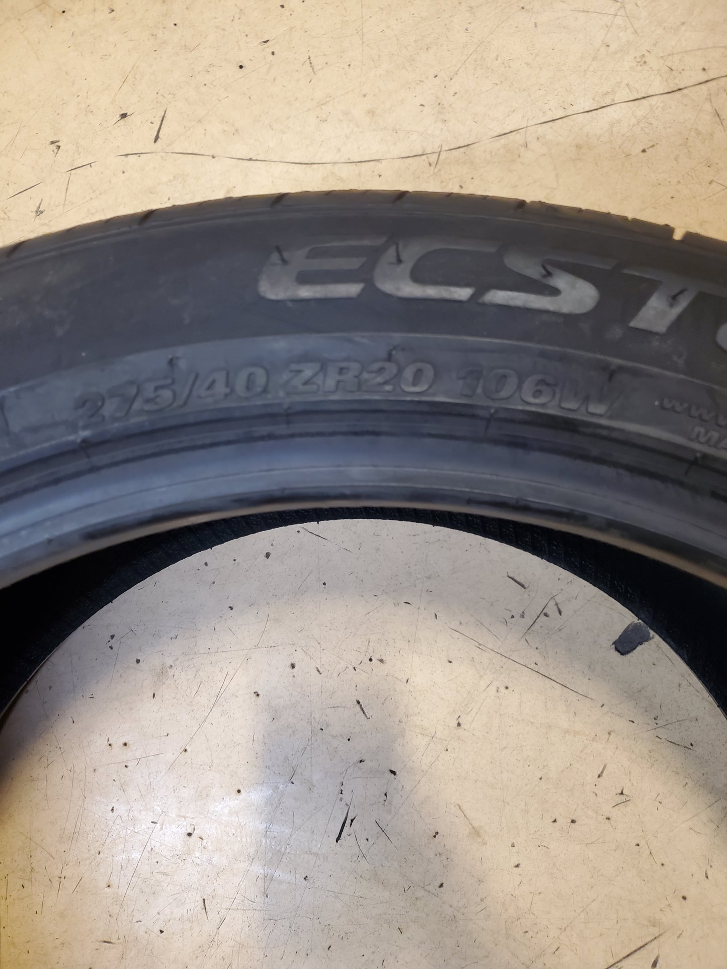 KUMHO ECSTA 4X II KU22 BSW P 275 40 20 106W XL UHP TIRE 2208423