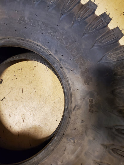 NOS K9 LONGVIEW BSW AT 32 10 14 86J 8PLY ATV/UTV TIRE K93210R14LV