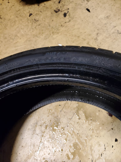 BRIDGESTONE POTENZA RE980AS+ BSW P 255 35 19 96W XL PERFORMANCE TIRE 012790
