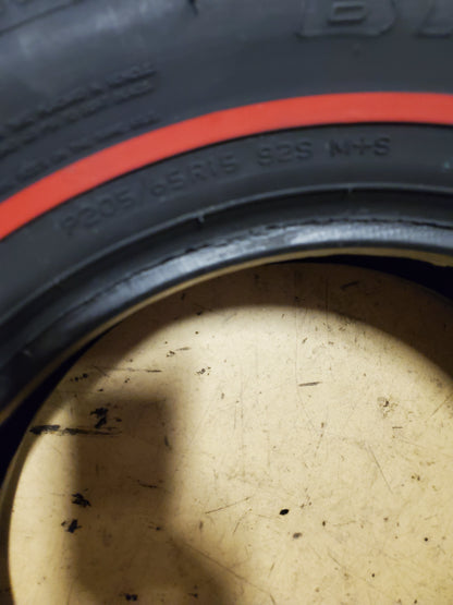BFGOODRICH SILVERTOWN RADIAL REDLINE P 205 65 15 92S COKER TIRE 530280