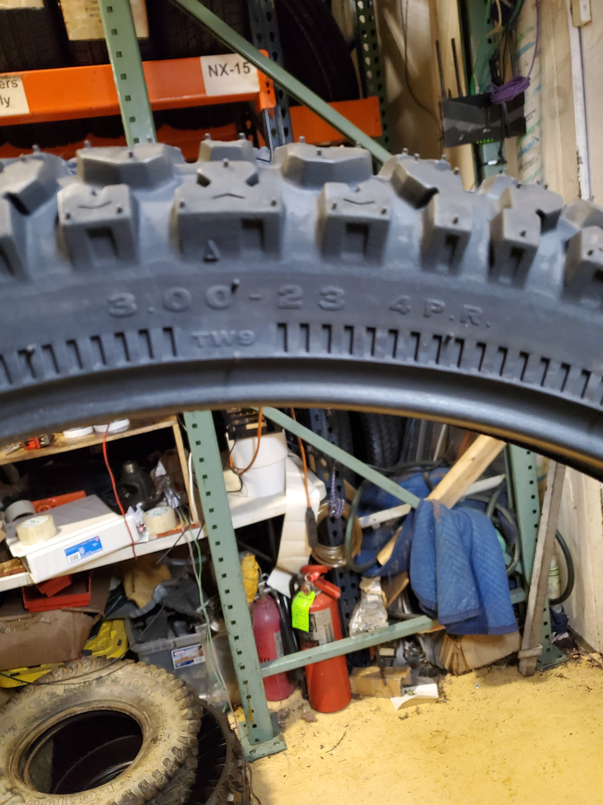 BRIDGESTONE TRAIL WING-9 BSW 3 23 56P 4PLY FRONT MOTORCYCLE TIRE 092971113087