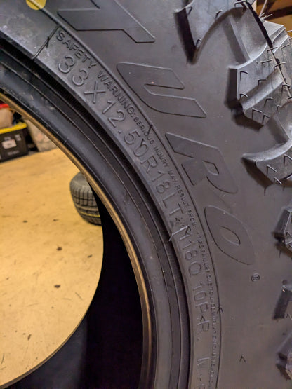ATTURO TRAIL BLADE M/T BSW LT 33 12.5 18 118Q LRE 10PLY MUD TERRAIN TIRES TBMTI0039602