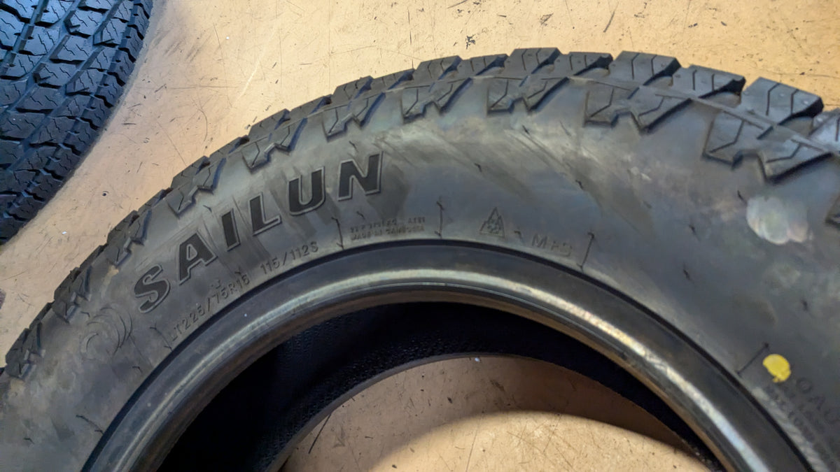 SAILUN TERRAMAX AT2 BSW LT 225 75 16 115/112S 10PLY ALL TERRAIN TIRE 1600617