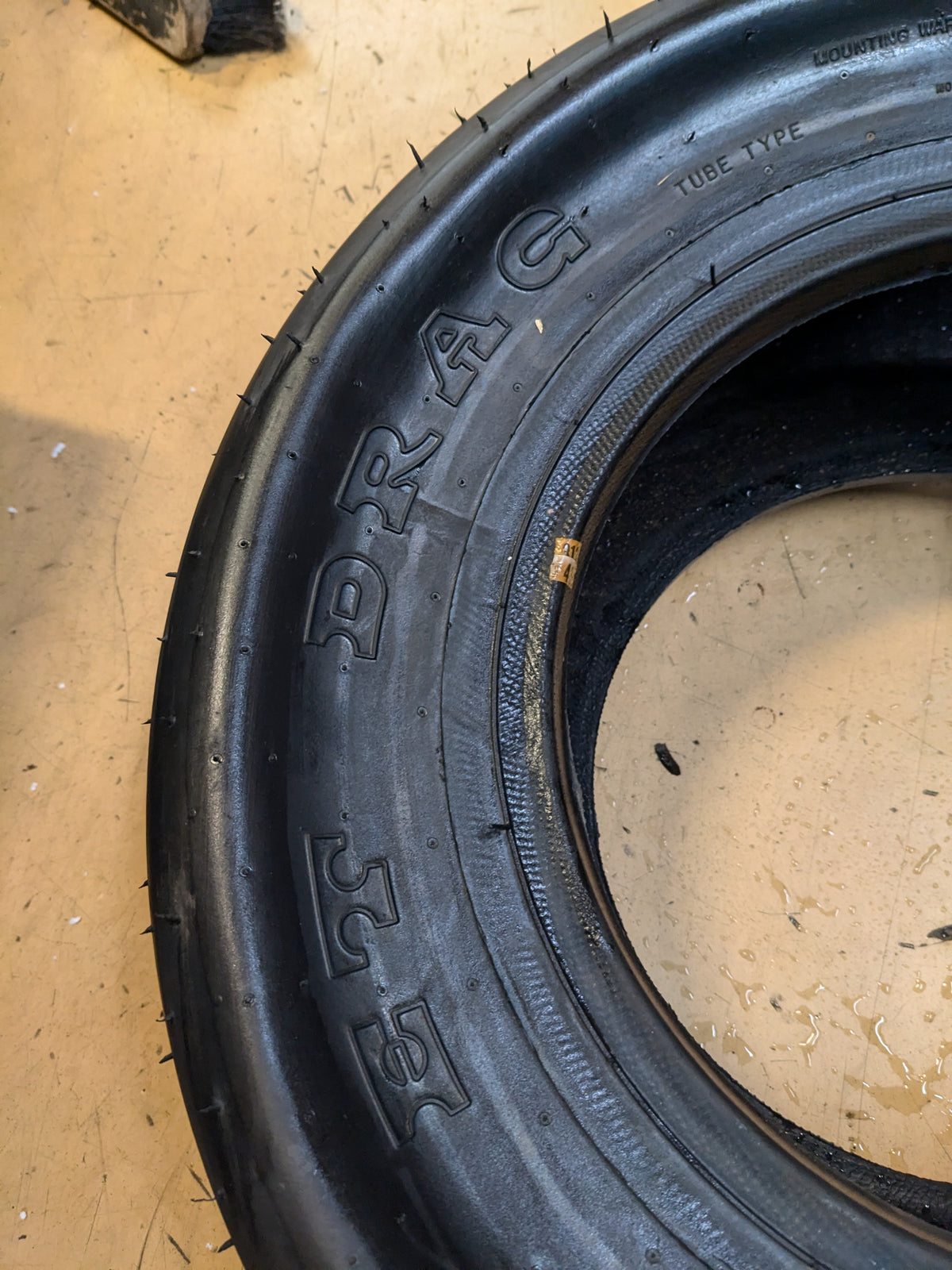MICKEY THOMPSON ET DRAG WL 24.5 9 13 DRAG SLICK RACING TIRE 30161 ROLLOVER 76"